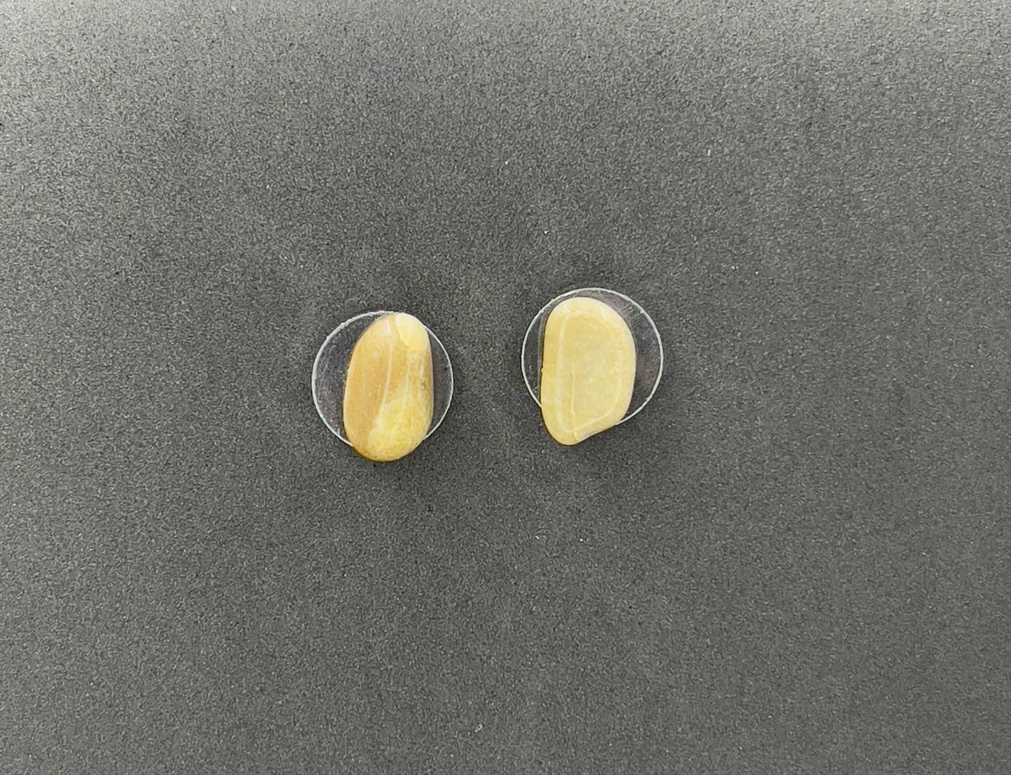 Boucles d’oreilles Jaspe jaune - BO-11 - Creations Natural Stone