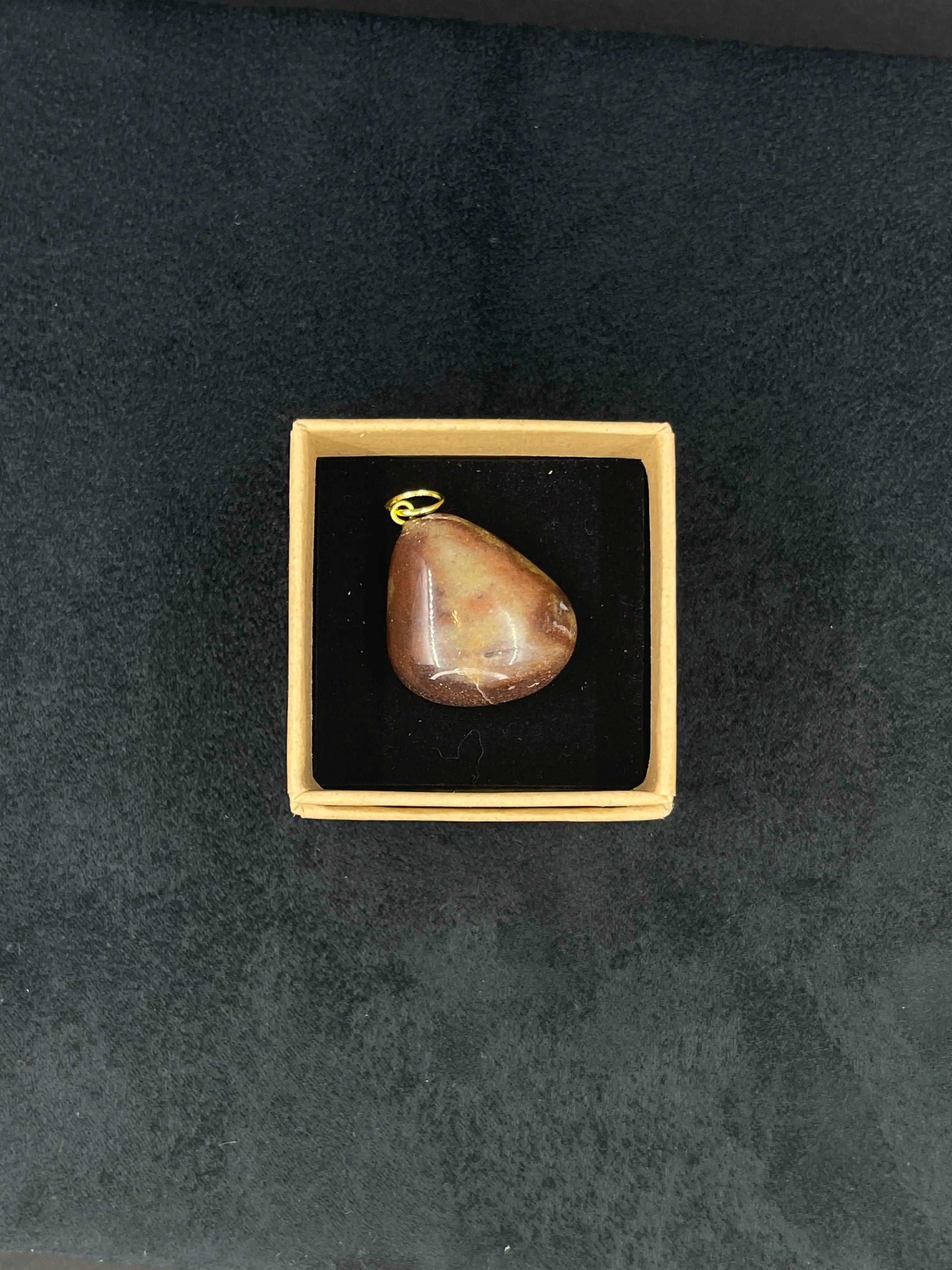 Pendentif pierre agate - PE-14 - Creations Natural Stone