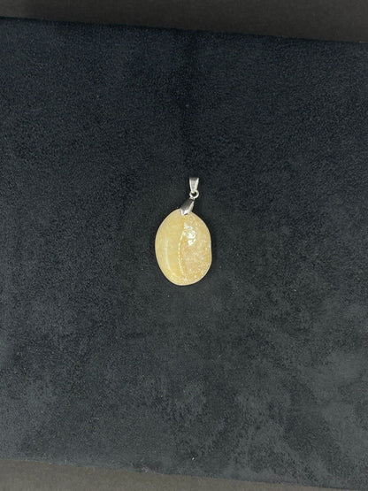 Pendentif pierre citrine - PE-10 - Creations Natural Stone