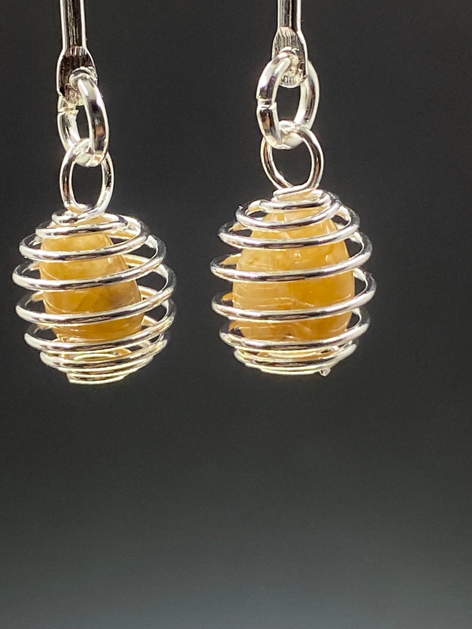 Boucles d’oreilles Citrine - BO-32 - Creations Natural Stone