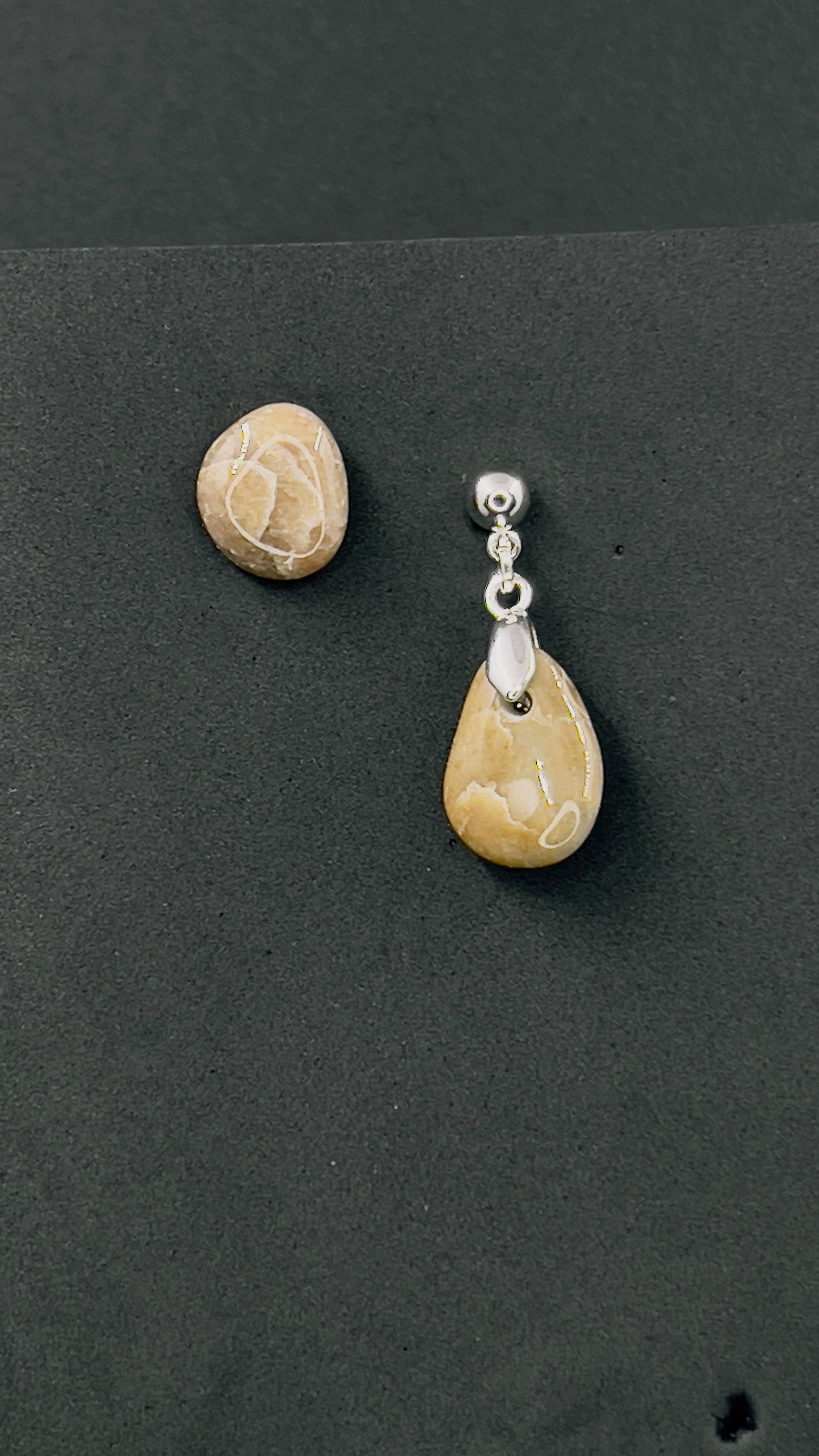 Boucles d’oreilles Agate - BO-9 - Creations Natural Stone